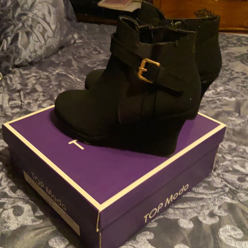 Booties a size 8